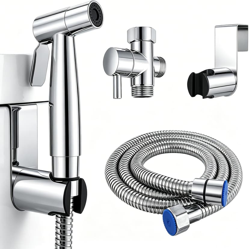 Kit de Douchette de Bidet en Acier Inoxydable, Vaporisate… - 1