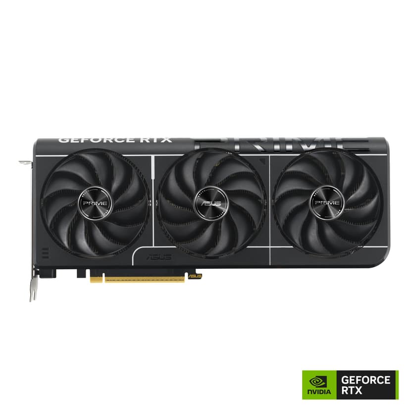 The SFF-Ready ASUS Prime GeForce RTX™ 5080 OC Edition 16GB GDDR7 Graphics Card (PCIe® 5.0, 16GB GDDR7, HDMI®/DP 2.1, 2.5-Slot, Axial-tech Fans, Vapor Chamber, Dual BIOS) - 8