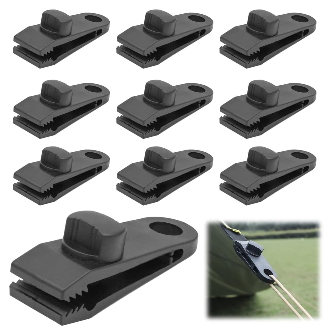 Lot de 10 Clips de bâche résistants, Design en Dents de S…