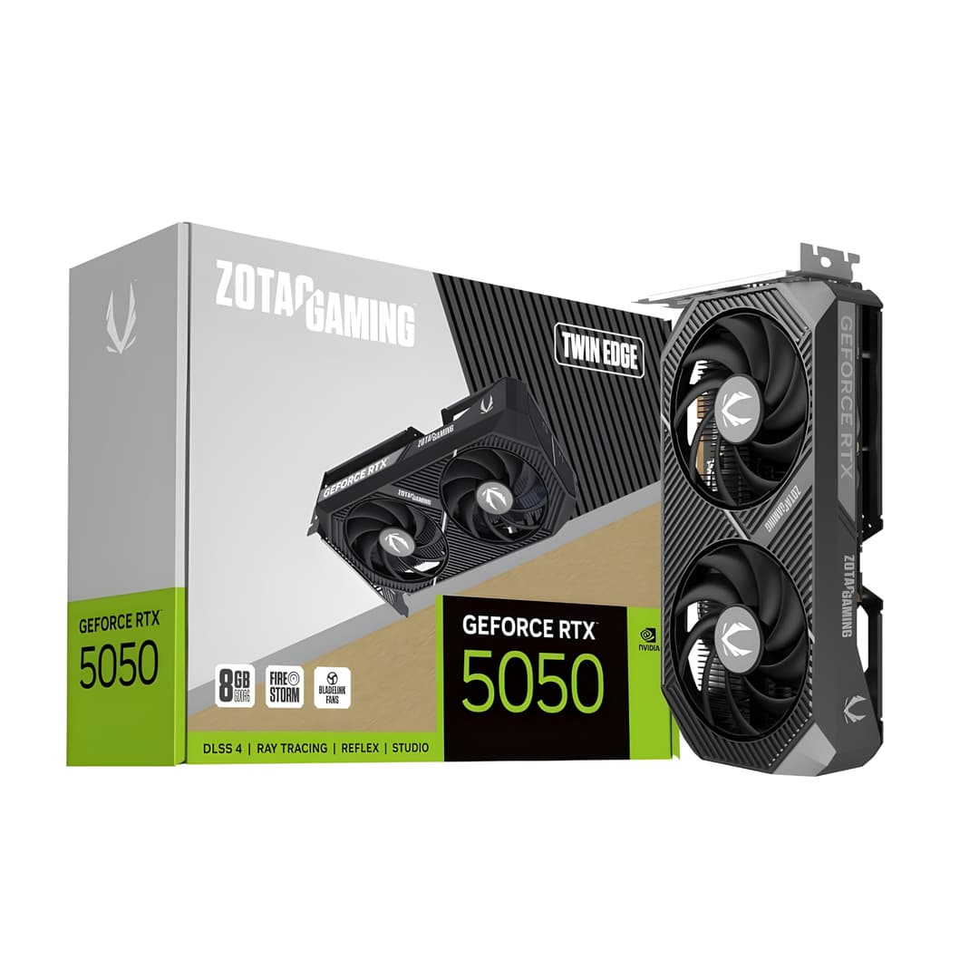Zotac Gaming RTX 5050 Twin Edge 8GB GDDR6 Reflex 2 RTX AI…