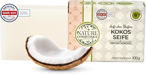 Nature Cosmétique® Solid Soap Coconut (Fragrance-Free) - …