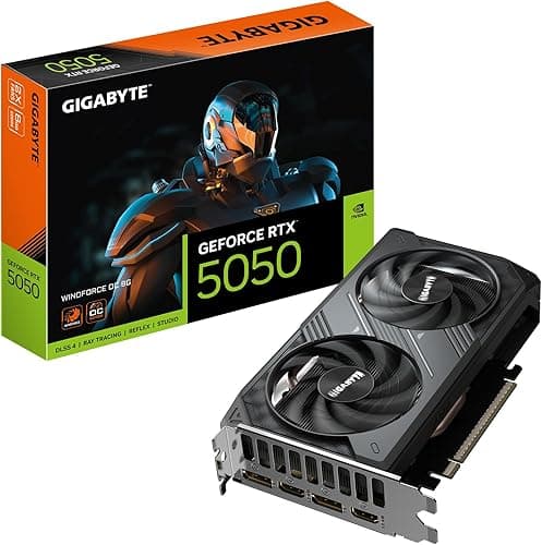 GIGABYTE GeForce RTX 5050 WINDFORCE OC 8G Carte Graphique…