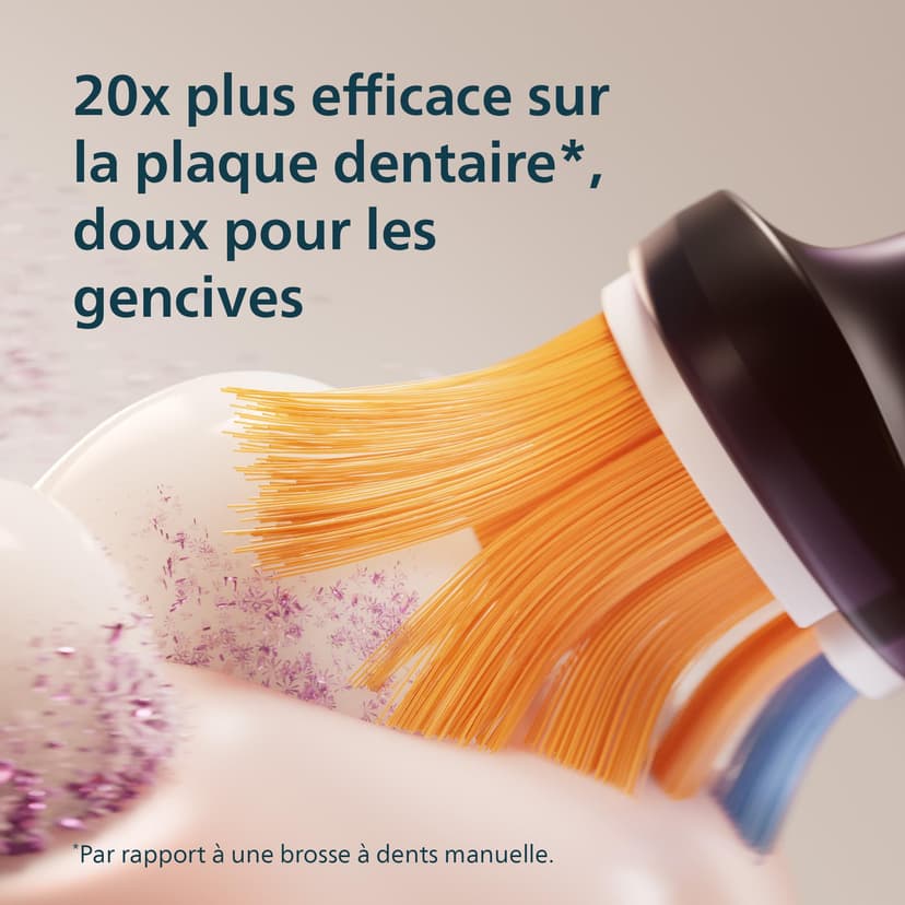 Philips Sonicare DiamondClean Prestige 9900 - brosse à dents électrique avec 1 tête de brosse A3 Premium tout-en-un et un boîtier de charge couleur bleu nuit (modèle HX9992/12) - 3