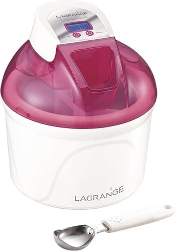 LAGRANGE 409001 Sorbetière 12 W Ecran LCD Cuve 1,5 L Fram…