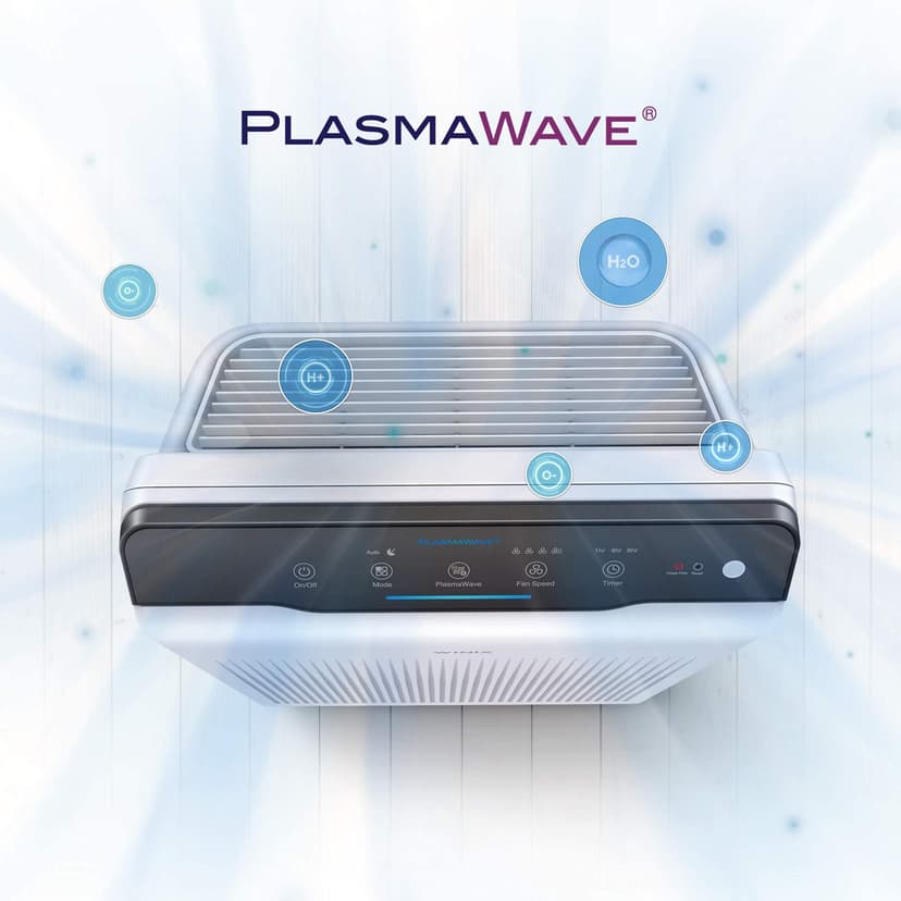 Winix Purificateur d'air Zero, CADR 390 m³/h, (jusqu'à 99m²) HEPA H13 et Technologie PlasmaWave. Réduit à 99,999% pour Les Salons et Bureaux, Blanc - 2