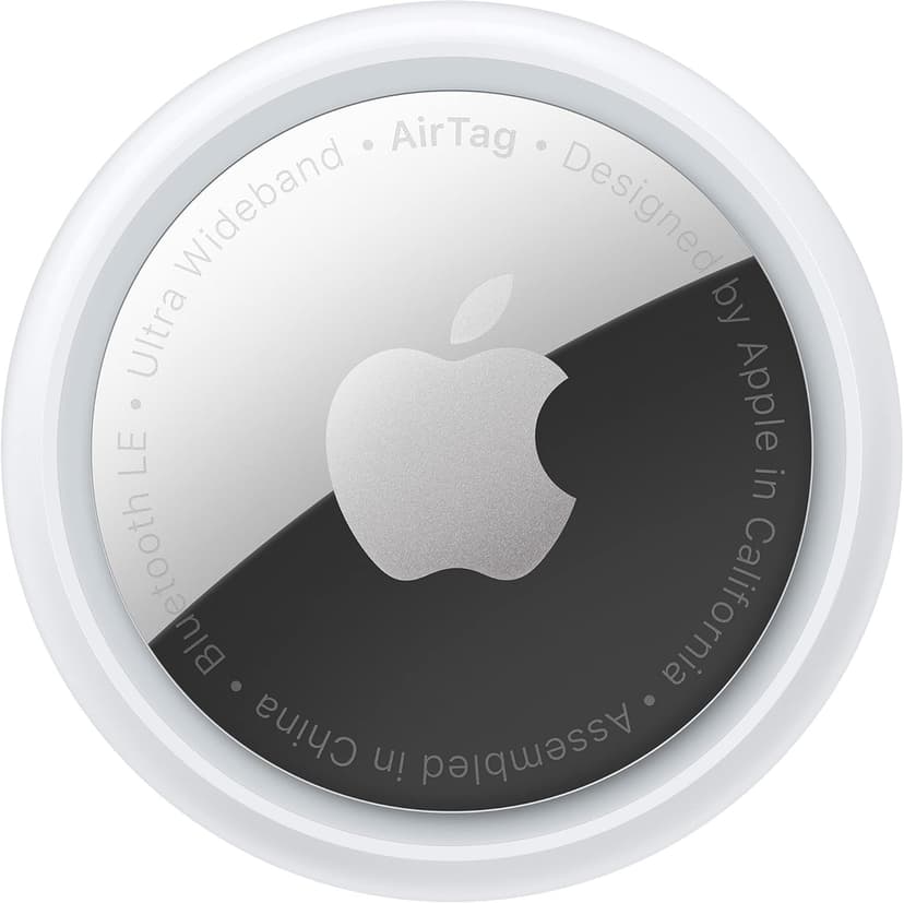 Apple AirTag (1ᵉ génération) Lot de 4. Repérer Votre Trousseau de clés, Porte-Feuille, Valise, Sac. Résistant à l'eau. Batterie remplaçable. Compatible avec iPhone ou iPad. - 1