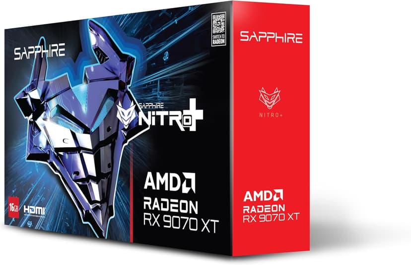 Sapphire NITRO+ AMD RADEON™ RX 9070 XT GAMING OC 16GB DUA… - 1