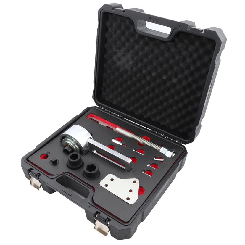 JAOGAUS Torque Multiplier Set Compatible with Ford 1.0 2.0 EcoBoost Duratec Engines, Torque Amplifier 1:5, Crankshaft Pulley Removal Tool 303-1611 303-1611-01 303-1611-02 - 3