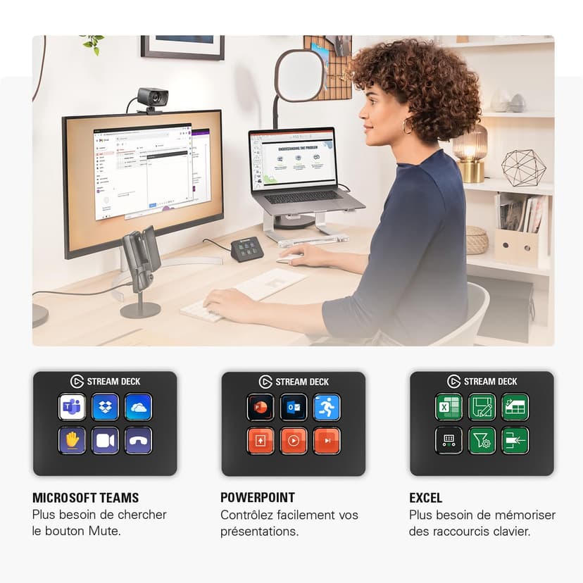 Elgato Stream Deck Mini – Control Zoom, Teams, PowerPoint, MS Office and More, Boost Productivity with Seamless Integration for Daily Apps, Set Up Shortcuts Easily, Compatible with Mac and PC - 4