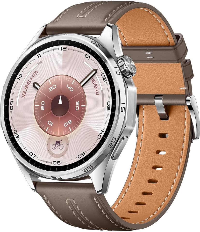 HUAWEI Watch GT 6 GPS 46mm Montres connectées, Écran AMOLED de 1,47 Pouce, Jusqu'à 21 Jours d'autonomie, Cyclisme de Niveau Professionnel, Compatible avec iOS et Android, Analyse ECG, Gris - 4
