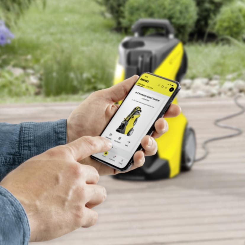 Kärcher K 5 Power Control High Pressure Washer, Pressure: max. 145 bar, Flow rate: 500 l/h, Surface area: 40 m²/h, Water Filter, Weight: 13 kg, Hose and High Pressure Gun, Rotabuse, Lance - 8