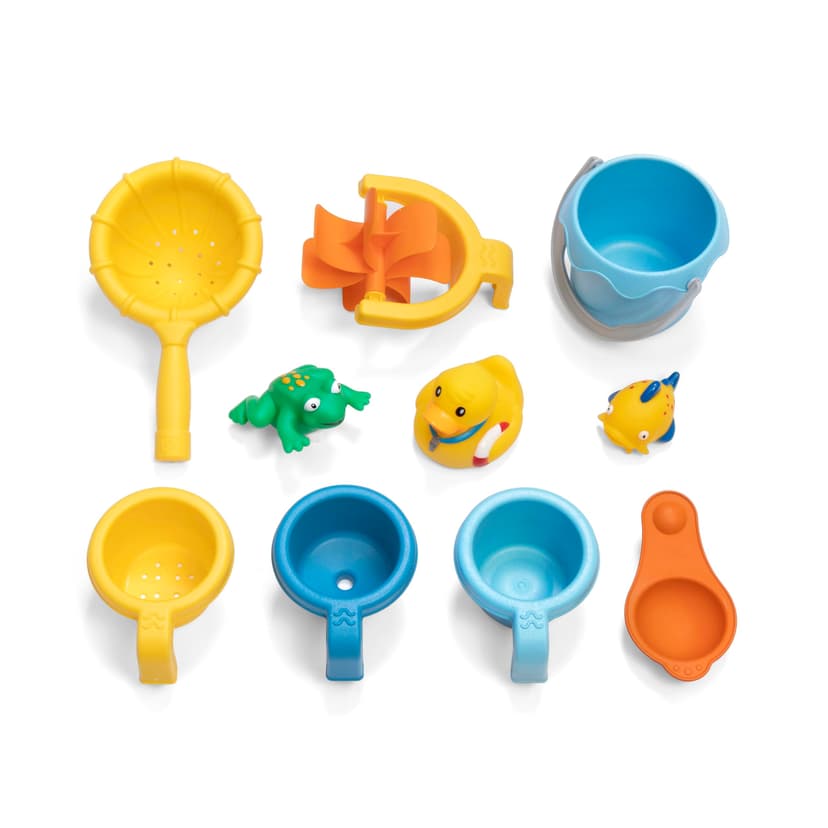 Step2 Water Table Rain Showers Splash Tub in grey/brown with 10 -pieces accessory set | Water Play, Activity Table | For the garden - 4