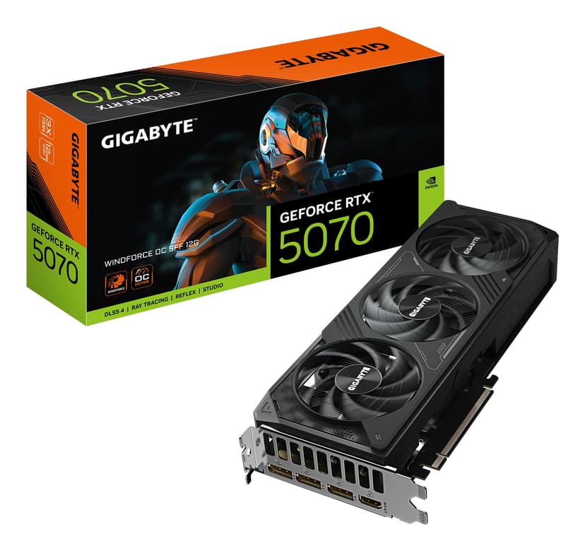 GIGABYTE GeForce RTX 5070 WINDFORCE OC SFF 12G Carte Grap… - 1