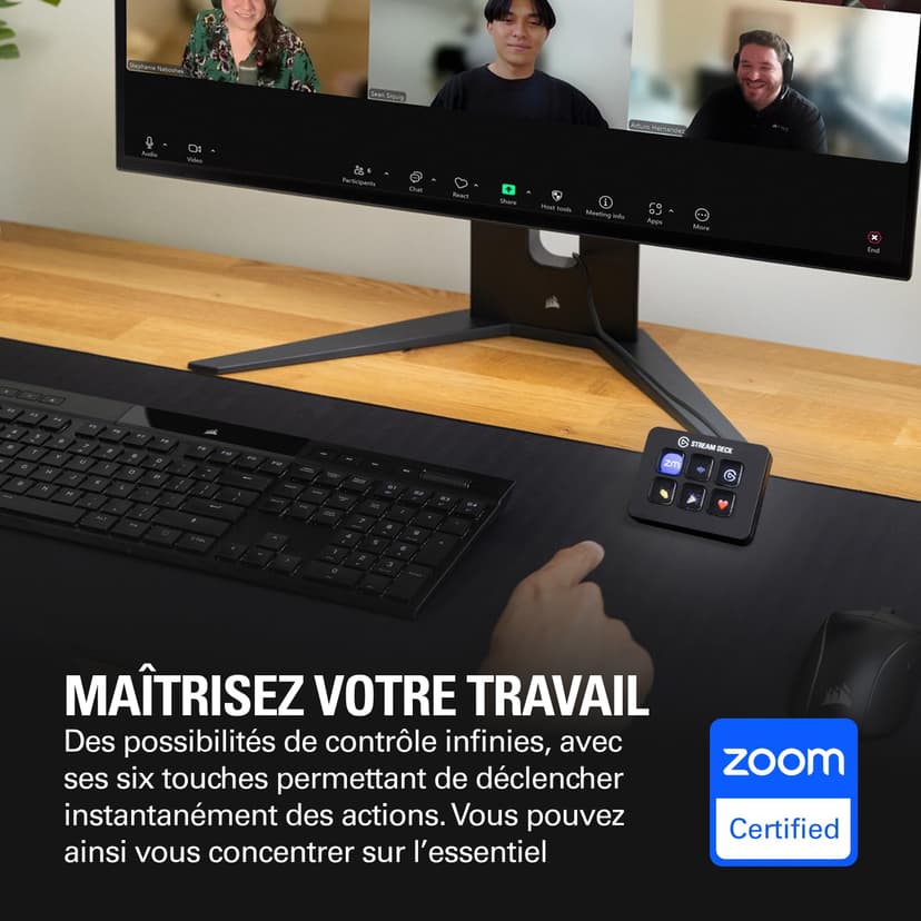 Elgato Stream Deck Mini – Control Zoom, Teams, PowerPoint, MS Office and More, Boost Productivity with Seamless Integration for Daily Apps, Set Up Shortcuts Easily, Compatible with Mac and PC - 3