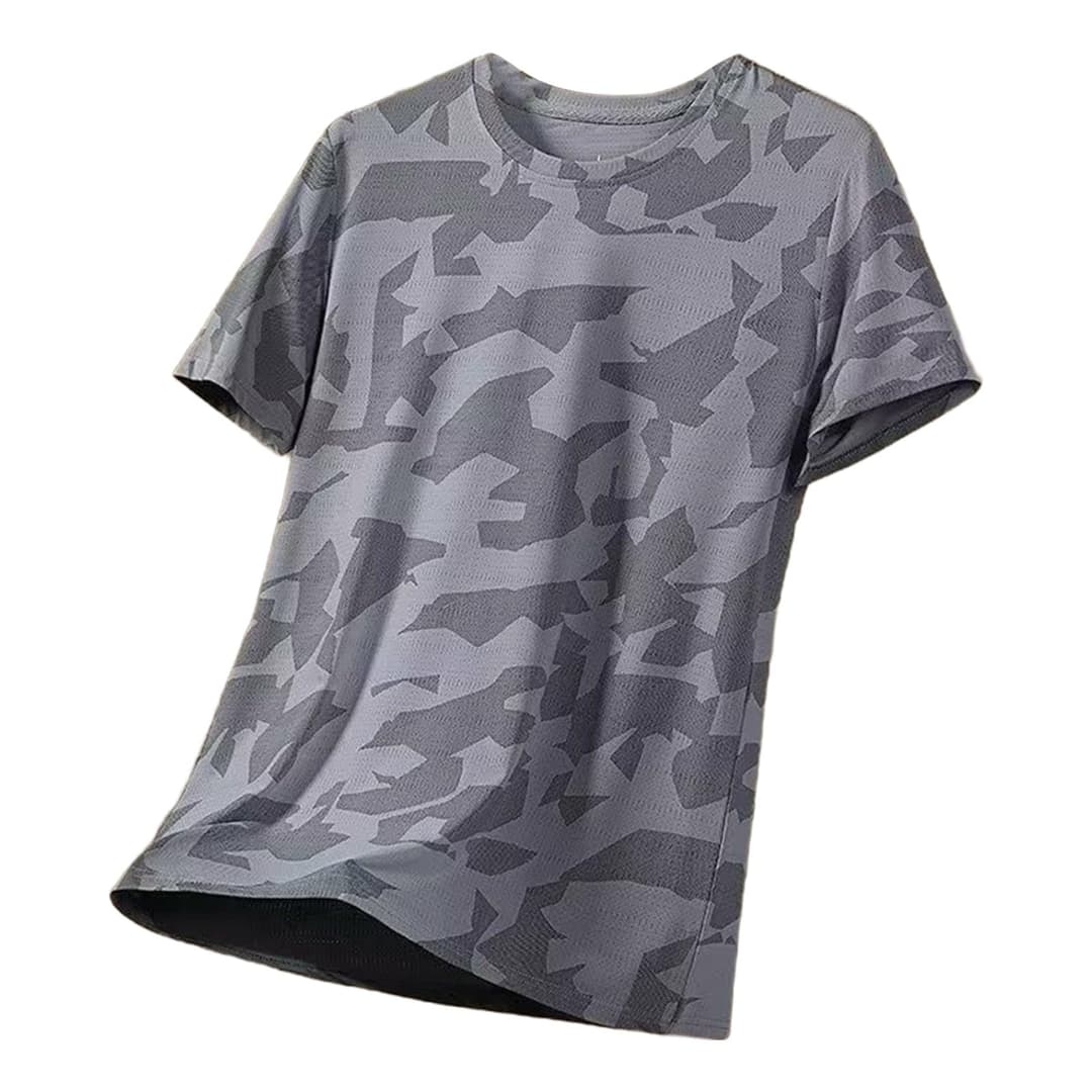 Camouflage-Shirts für Herren und Erwachsene, Rundhalsauss…