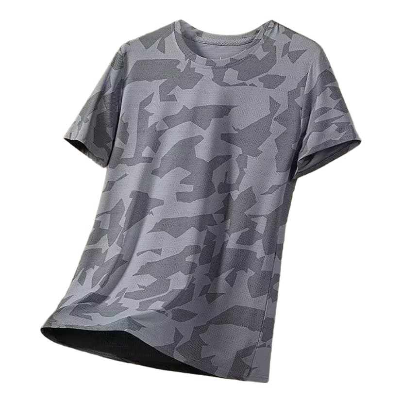 Camouflage-Shirts für Herren und Erwachsene, Rundhalsauss… - 1
