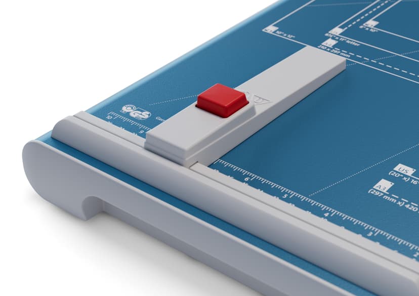 Dahle 534 Self-Sharpening Guillotine Trimmer, 15 Sheet Capacity, A3 Paper Cutter - 3