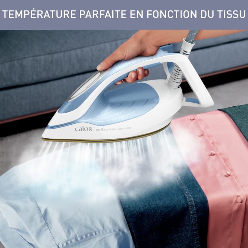 Calor Pro Express Ultimate Steam Generator, Pressure 7.6 bar, Steam 155 g/min, Pressing 580 g/min, Technology without adjustments, Vertical Steaming, Made in France GV9710C0 - 4