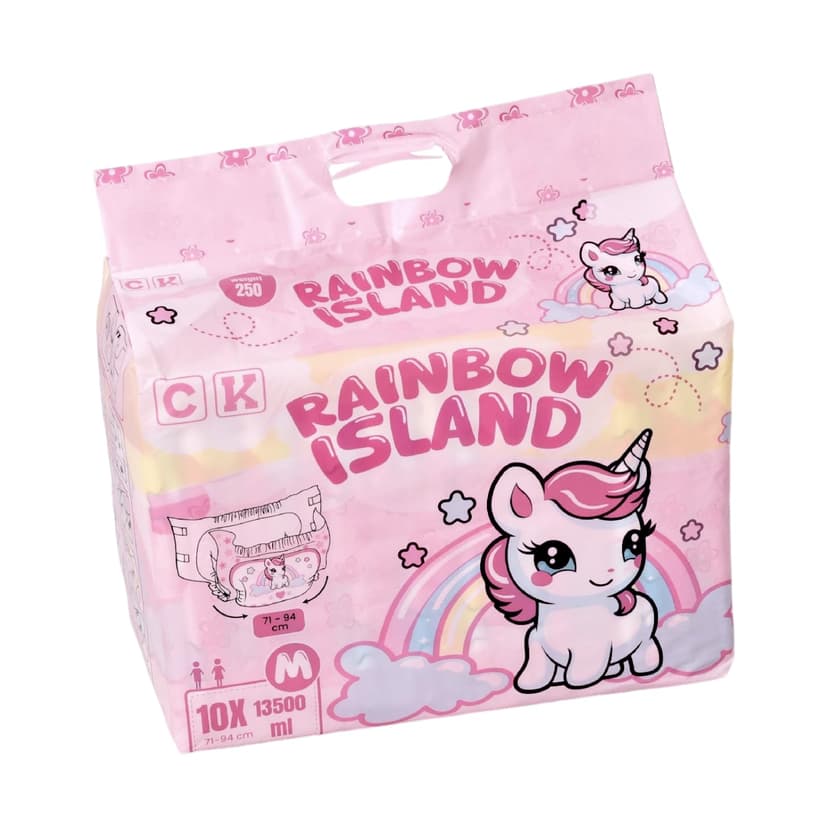 Rainbow Island Couches avec film pour adultes 13500 ml (XL) - 1