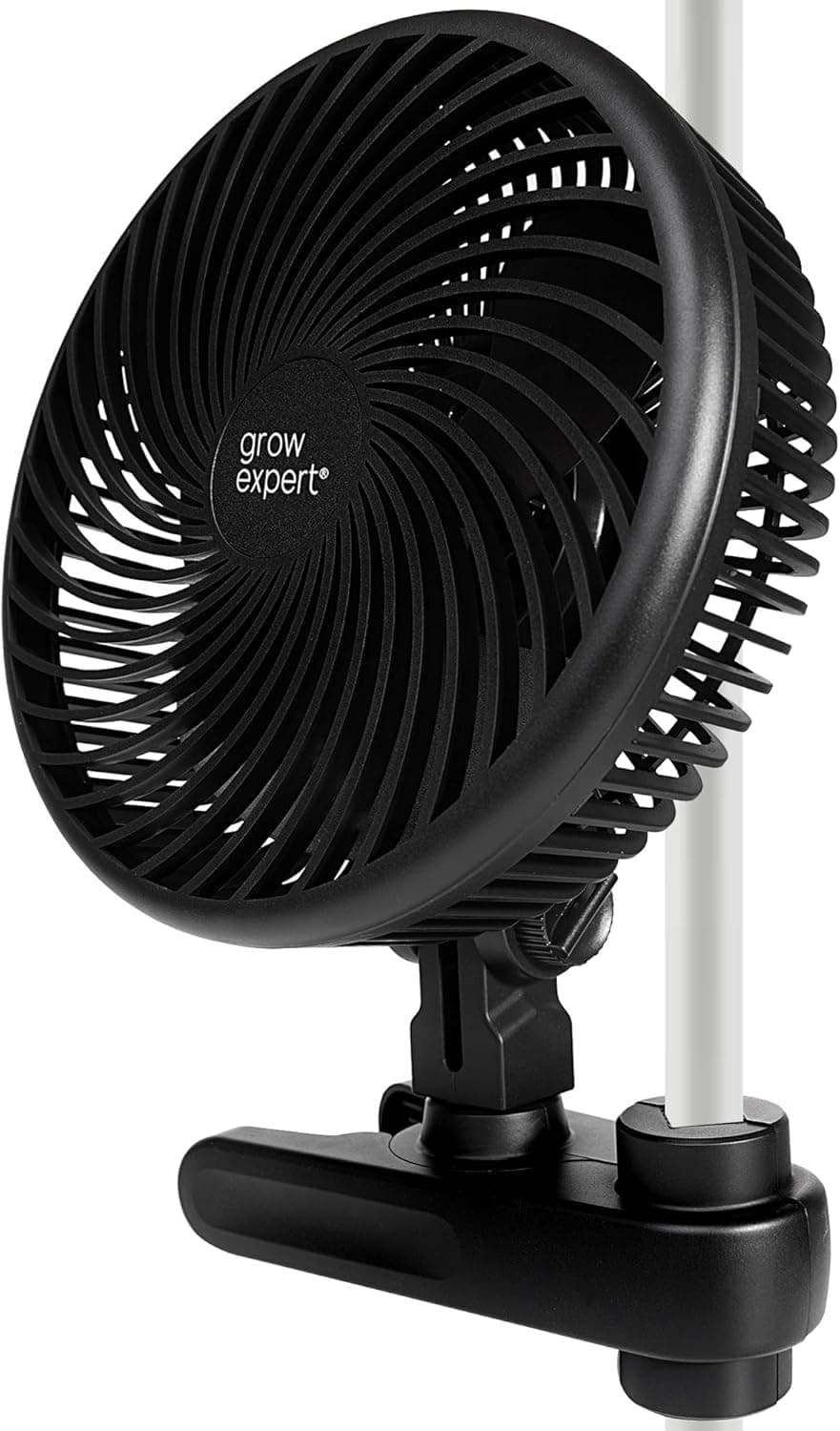 Grow Expert Oscillating Fan for Grow Tent - 10 Speed, Quiet EC Motor | Ideal for Optimal Ventilation and Plant Growth - Black (1 Piece)