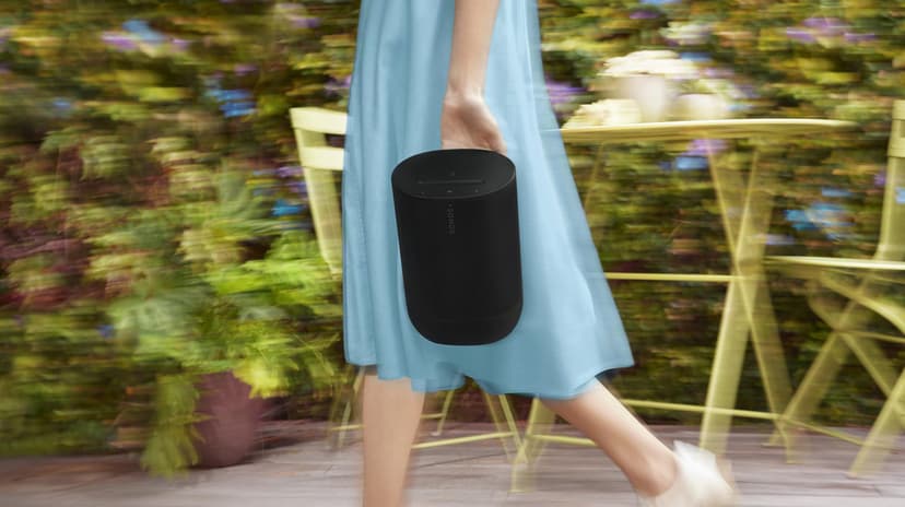 Sonos Move 2 | Enceinte Nomade sans Fil avec Wi-FI, Bluetooth, Compatible avec Amazon Alexa, 24 Heures d'autonomie, Socle de Charge sans Fil - Noir - 6
