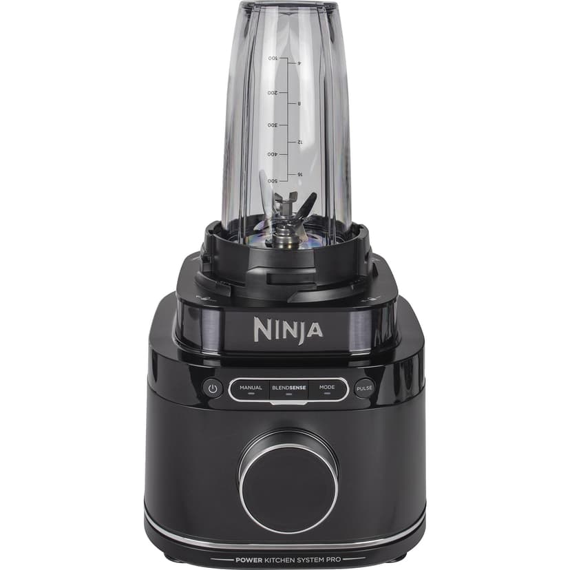 Ninja Detect Power 3-in-1 Blender Pro 1200W, Mixing Bowl, Blade, Individual Cup, Container, Knead, Chopping & Mixing, Black, TB401EU - 2