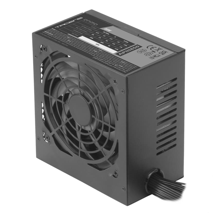 Tacens Anima APIII850, ATX 850W Power Supply, SMD and DC-DC Technologies, 85% 12V Efficiency, Ultra-Quiet 12cm Fan, 105º Japanese Capacitors, Carbon Fiber Cables, Black - 2