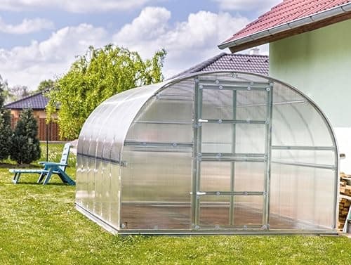 Serre KLASIKA 12 (3 x 4 m) avec fondations et polycarbonate de 6 mm
