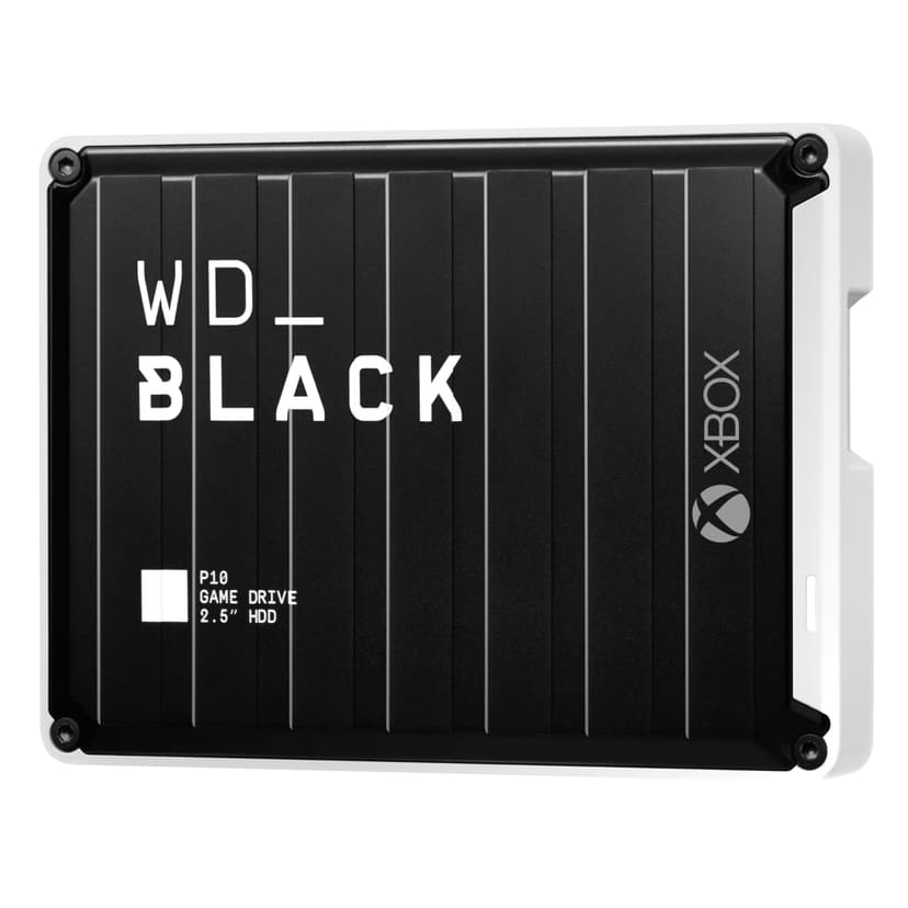 WD_BLACK P10 Game Drive 6TB, Portable External Hard Drive, Speeds Up to 130 MB/s, USB 3.2 Gen 1, Works With Console, PC, Playstation, Xbox, Includes One Month Discord NITRO offer, Black - 1