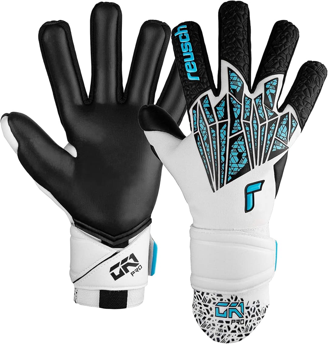 Reusch GK1 Pro Grip Goalkeeper Gloves Men and Women Football Gloves for Adults Suitable for All Weather Conditions and Pitch Surfaces