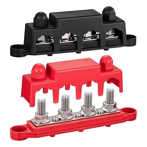 Spurtar Bus Bar Power Distribution Block with 4x M10 Term…
