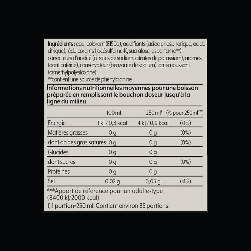 Sodastream - Set of 6 x Pepsi Max concentrates, sugar-free, 100% original flavour, with measuring cap, 6 x 440 ml. - 7