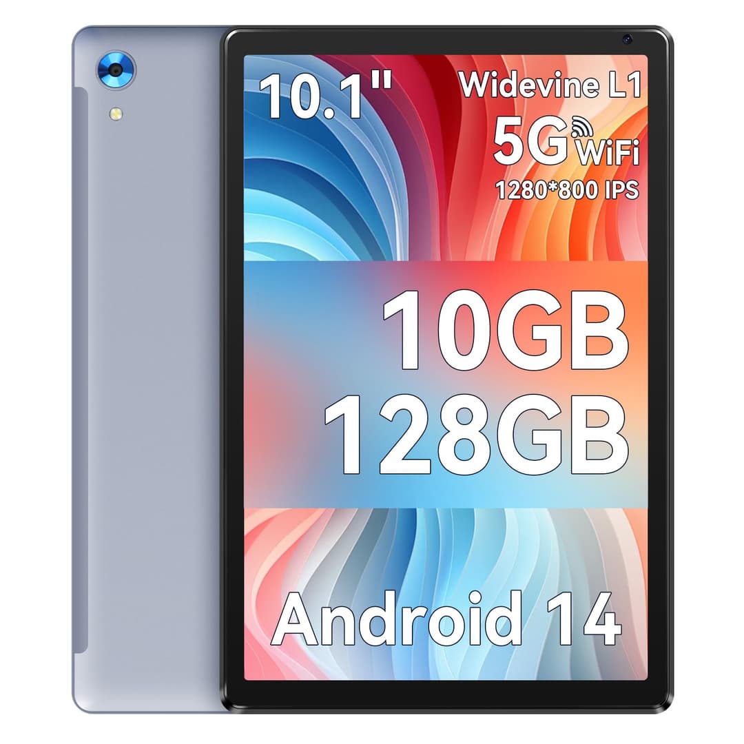 Ainmel Kids Tablet 7 inch, Android 13 Tablets for kid, 5GB RAM+32GB ROM 128GB Expand, Parental Control, Kids Software Pre-Installed, Dual Camera, Android Learning Tablet with Proof Case (Blue)