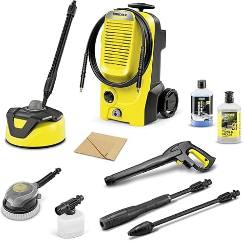Kärcher pressure washer K 5 Classic Car&Home, pressure: max 145 bar, delivery speed: 500 l/h, surface power: 40 m²/h, incl. car kit, yellow