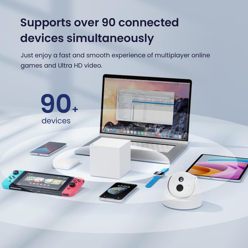 Tenda Nova MW6 Mesh WiFi System - Up to 4000 sq.ft. Whole Home Coverage, WiFi Router and Extender Replacement, Gigabit Mesh Router for Wireless Internet, Works with Alexa, Parental Controls, 2-pack - 3