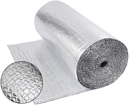 Isolant Thermique 0,6x10M, Rouleau Film Aluminisé a Bulle…