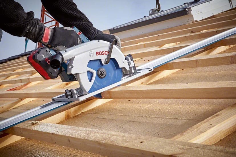Bosch Professional 18V System BITURBO Cordless Hand-Held Circular Saw GKS 18V-68 GC (2500-5000 min-1 no-Load Speed, Compatible with Guide Rails, Without Battery/Charger, L-BOXX 238) - 9