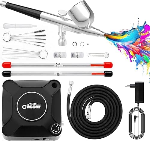 Oasser Kit Aerographe avec Compresseur Aerographe Double …