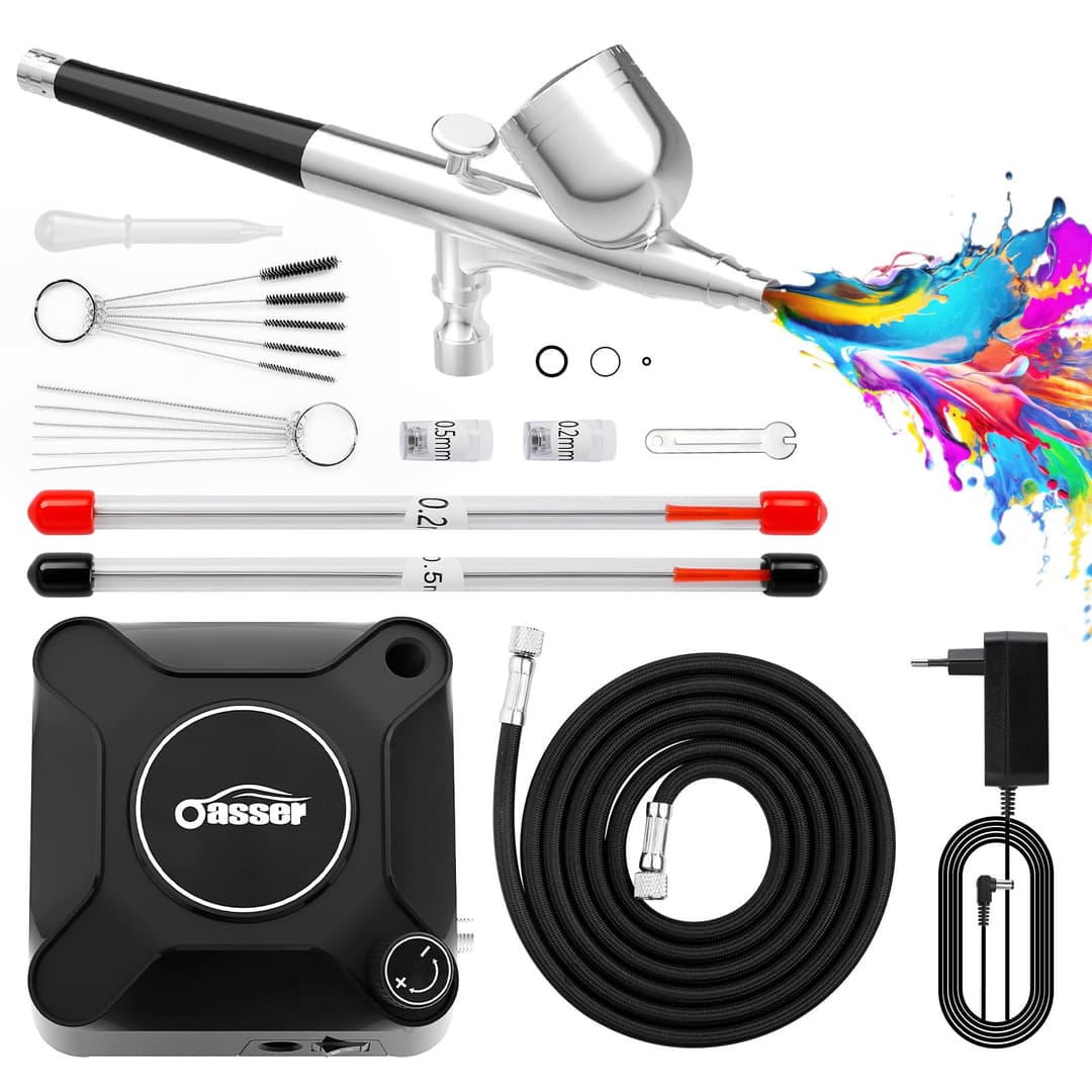 Oasser Kit Aerographe avec Compresseur Aerographe Double …