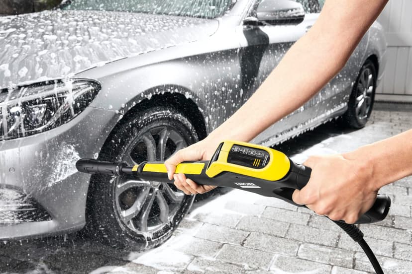 Kärcher K 5 Power Control High Pressure Washer, Pressure: max. 145 bar, Flow rate: 500 l/h, Surface area: 40 m²/h, Water Filter, Weight: 13 kg, Hose and High Pressure Gun, Rotabuse, Lance - 4