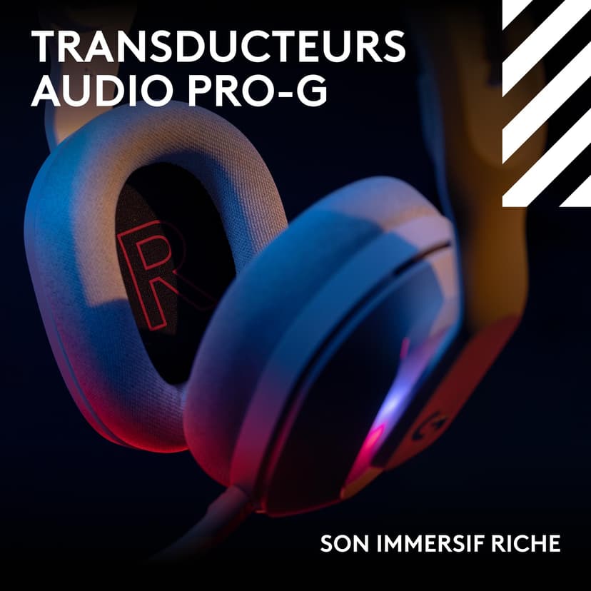 Logitech G Astro A20 X LIGHTSPEED Wireless Gaming Headset for PS5, Xbox, Nintendo Switch/Switch 2, PC with 2-system PLAYSYNC Audio, Bluetooth, LIGHTSYNC RGB, and 48 kHz Boom Mic - White - 8