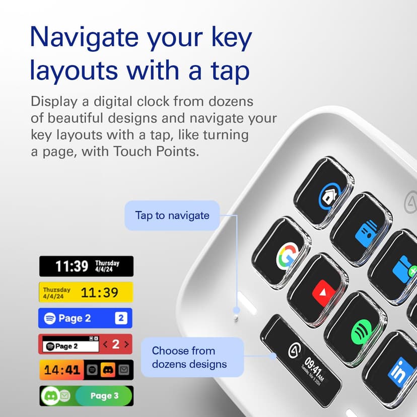 Elgato Stream Deck Neo – 8 Customizable Keys, 2 Touch Points, Speed Through Tasks & Workflows - Control Word, Excel, PowerPoint, Teams, Zoom, Spotify and more, Drag-’n-Drop Setup - Works with Mac & PC - 5
