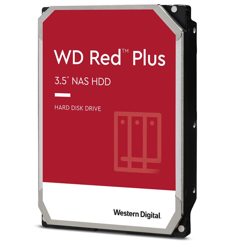 WD Red Plus 12TB NAS 3.5" Internal Hard Drive - 7200 RPM … - 1