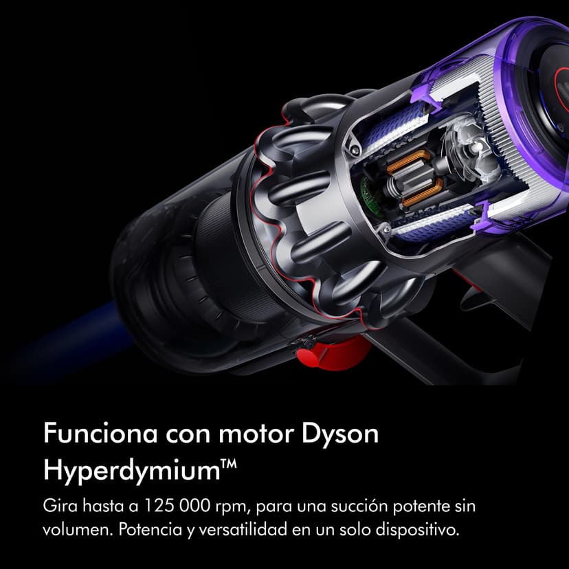 Dyson V11 Fluffy Multicolor Cordless Stick Vacuum Cleaner with Fluffy Brush for Delicate Surfaces - 3