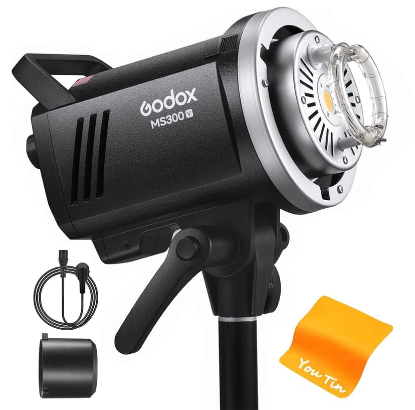 Godox MS300-V 300W Studio Flash with Upgraded LED Modelin… - 1