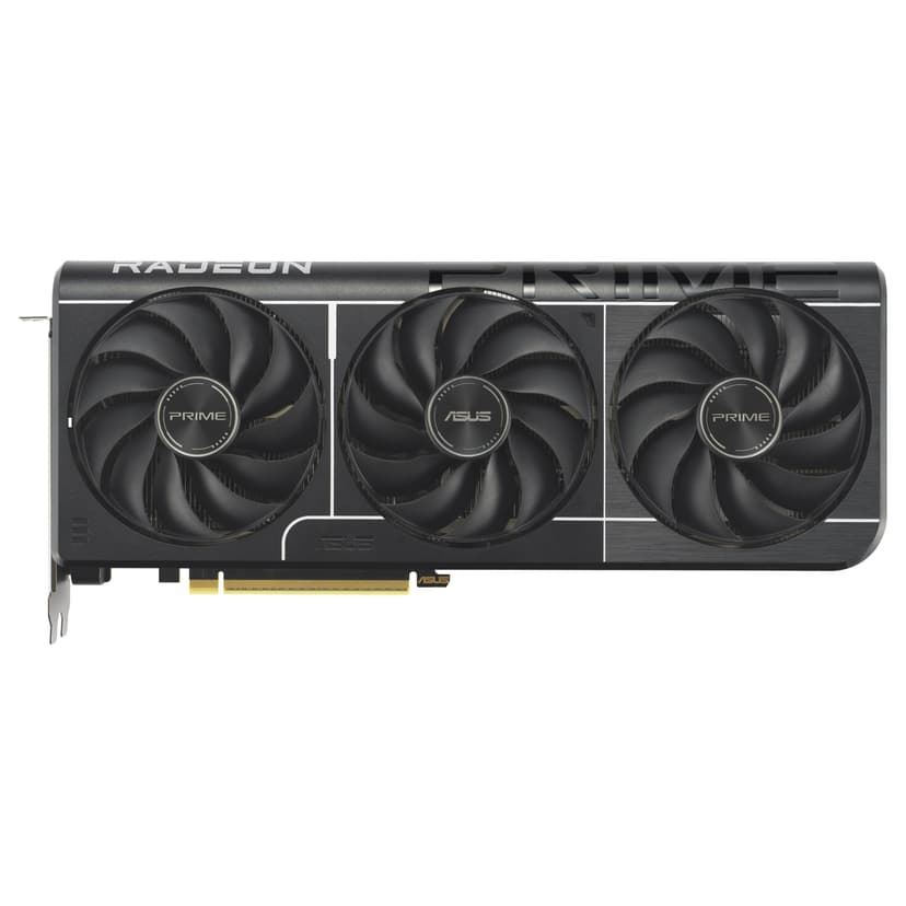 ASUS PRIME RX9060 XT OC, PCIe5, 8GB DDR6, HDMI, 2 DP, 3330MHz Clock, Overclocked, Compact SFF-Ready - 9
