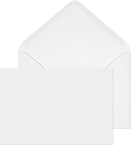 Blake Purely Everyday C6 114 x 162 mm 100gsm Banker Invitation Gummed Envelopes (2002) White - Pack of 1000