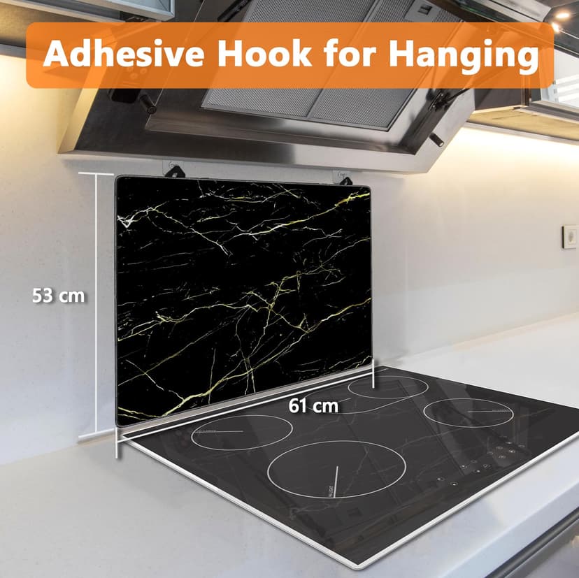 Nardea Protection Plaque de Cuisson Vitrocéramique (Black-1) - 5