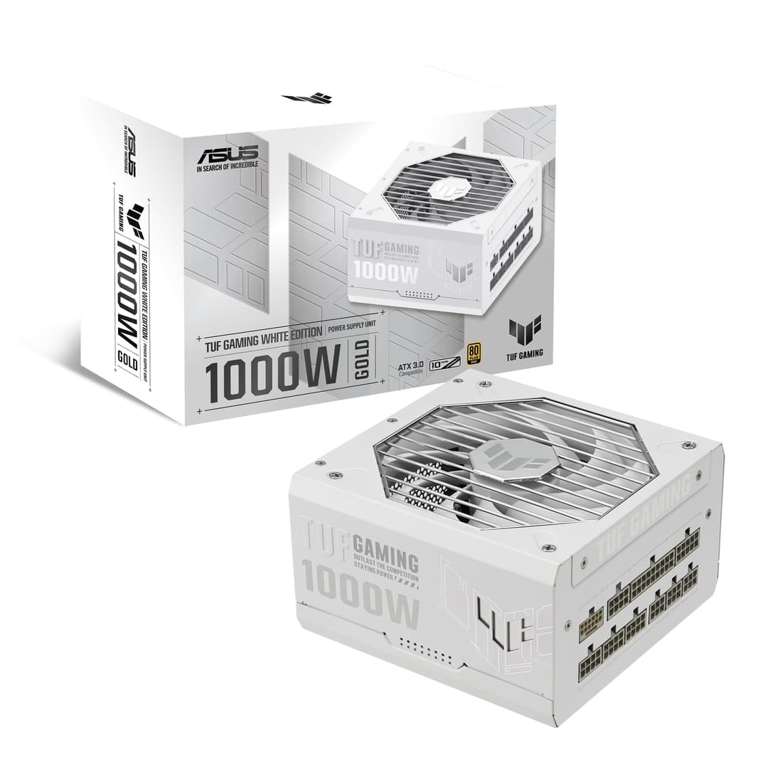 Asus - Alimentation TUF Gaming 1000G White Edition