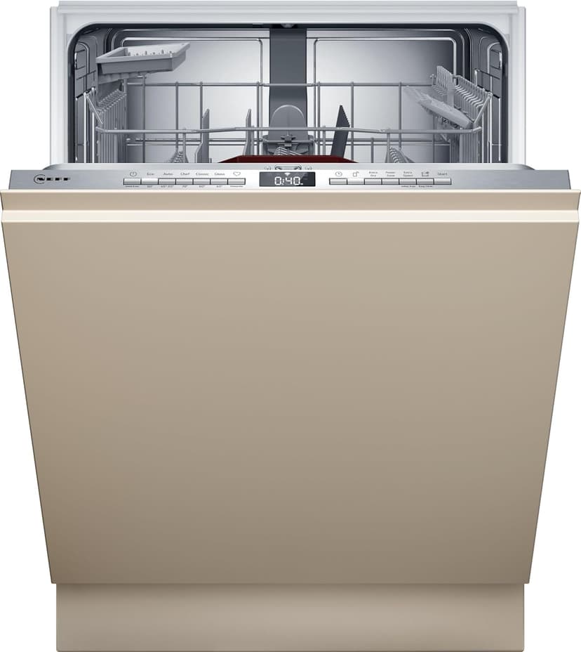 NEFF S175EAX16E, N 50, lavastoviglie intelligente completamente integrata, 60 cm, lavastoviglie con cestello per posate, pulizia forte con Chef 70ºC, Open Dry, cestello superiore regolabile in - 1
